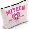 MEIKIUP Meikiup Korean Girls Group G-Ide Member Makeup Bag K-Pop Girls Group Fans Gift World Tour Merchandise K-Pop Music Lover Gift (Yq99 Bag) | Coin Purses & Pouches