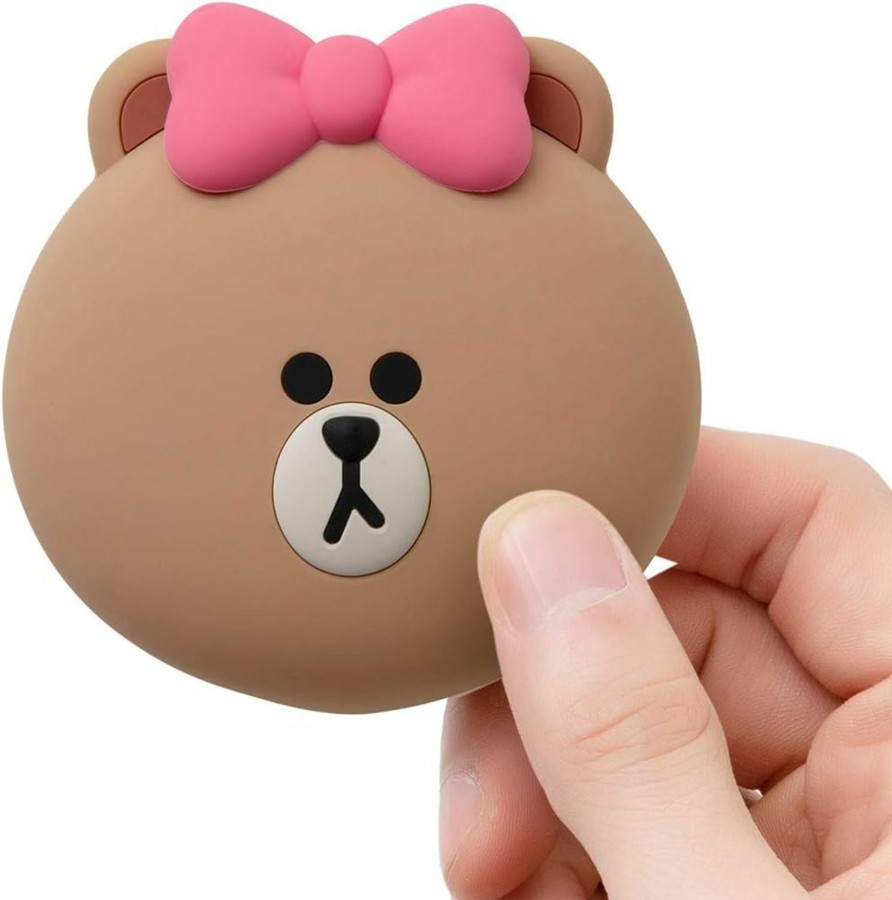 LINE FRIENDS Line Friends Choco Character Cute Small Silicone Coin Purse Card Wallet Pouch, Beige | Coin Purses & Pouches