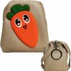 Generic Carrot Style Mini Backpack Style Coin Purse With Key Chain Pouch Cash Bag Small Wallet Bag Pendant Birthday Gift For Women Smigo | Coin Purses & Pouches