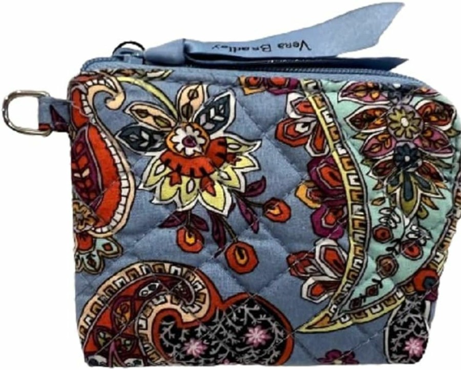 Vera Bradley Vera Bradley Women'S Cotton Coin Purse In Provence Paisley | Coin Purses & Pouches