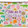 WZMPA Wzmpa Key West Florida Travel Cosmetic Bag Key West Souvenirs Gifts Take Me To Key West Zipper Pouch Bag Key Wes City Merchandise (To Key West) | Coin Purses & Pouches