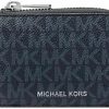 Michael Kors Michael Kors Logo Wallet And Keychain Gift Set (Admiral Blue) | Coin Purses & Pouches