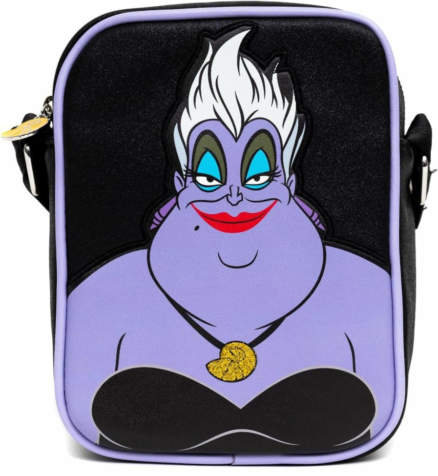 Buckle-Down Disney Bag And Wallet Combo, The Little Mermaids Ursula Pose Close Up, Vegan Leather | Coin Purses & Pouches