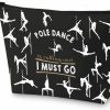 WZMPA Wzmpa Pole Dancer Makeup Bag Pole Dancing Gifts Pole Dance Is Calling And I Must Go Zipper Pouch Cosmetic Bag Pole Dance Merchandise (Pole Dance I Must Go) | Coin Purses & Pouches