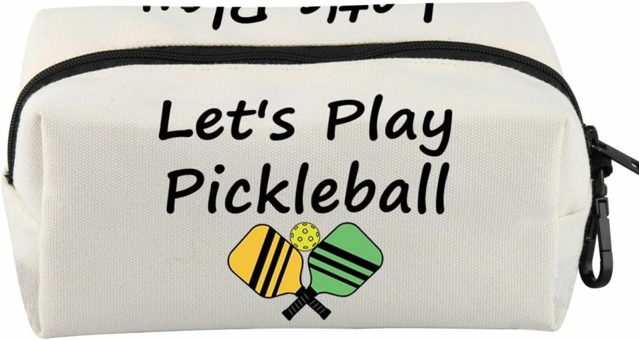 VAMSII Vamsii Pickleball Lover Bag Pickleball Player Pouch Let'S Play Pickleball Gift For Pickleball Coach Pickleball Lover Gift | Coin Purses & Pouches