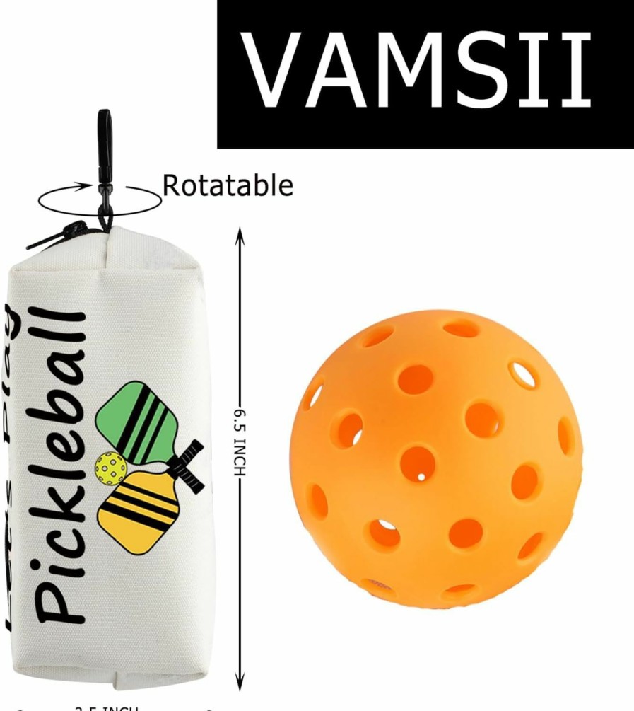 VAMSII Vamsii Pickleball Lover Bag Pickleball Player Pouch Let'S Play Pickleball Gift For Pickleball Coach Pickleball Lover Gift | Coin Purses & Pouches