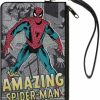 Buckle-Down Buckle-Down Zip Wallet Spider-Man Large Accessory, Spider-Man, 8" X 5" | Coin Purses & Pouches