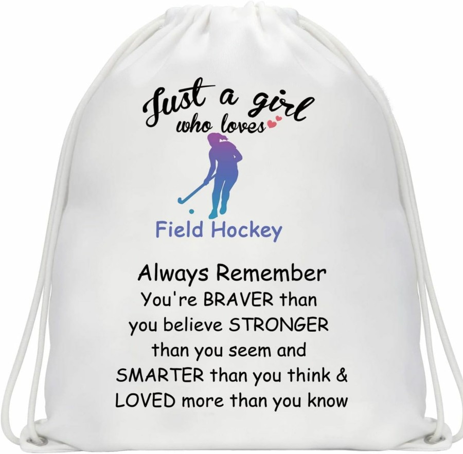 CMNIM Cmnim Field Hockey Gifts Field Hockey Player Gifts Field Hockey Makeup Bags Cosmetic Travel Bags Inspirational Gifts (Field Hockey Bag Black) | Coin Purses & Pouches