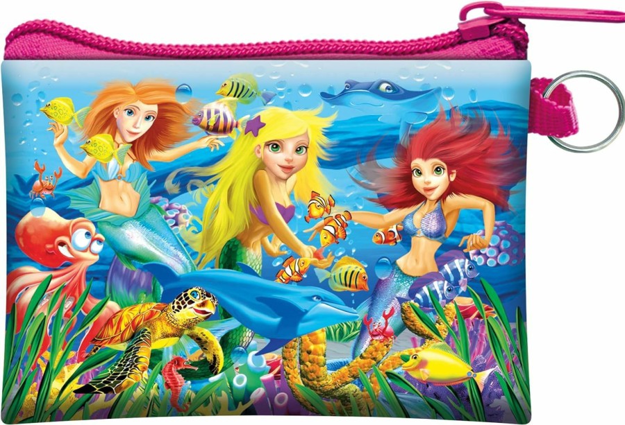 3D Live Life 3D Livelife Coin Purse - Mermaid Magic From Deluxebase. Lenticular 3D Ocean Purse. Cash, Coin And Card Holder With Secure Zipper Featuring Artwork Licensed From Renowned Michael Searle | Coin Purses & Pouches