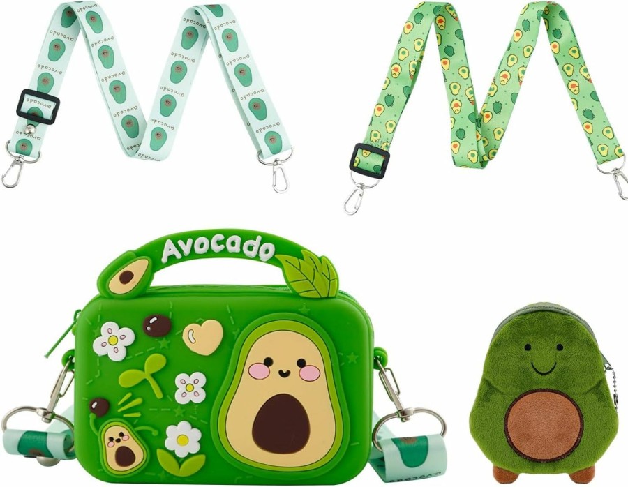 E-AOCJMH Avocado Crossbody Bag With Avocado Coin Purse Fruits Crossbody Coin Purse For Women (Pbg Avocado) | Coin Purses & Pouches