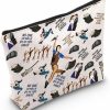 WZMPA Wzmpa Newsies Musical Cosmetic Bag Jack And Katherine Fans Gift Newsies Character Makeup Zipper Pouch Bag Broadway Newsies Merch (No One Away) | Coin Purses & Pouches