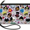 Buckle-Down Disney Wallet, Coin Purse, Disney Sweet Chibi Villain Faces And Icons Collage Lavender, Canvas | Coin Purses & Pouches